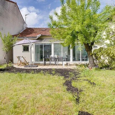 Gasthof Jolie Maison Au Bouscat Avec Jardin